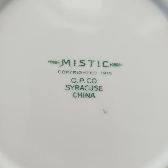 VINTAGE Syracuse Mistic Blue Bread and Butter Plate Set of 2 - Picture 3 of 3